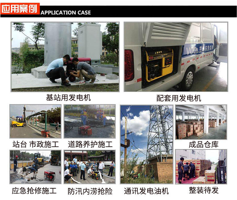 單相6千瓦汽油發電機組應用案例 單相6千瓦汽油發(fā)電機組應用案例