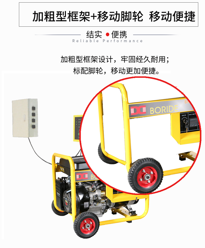 單相6kW無人值守ATS小型汽油(yóu)發電機組特點 單相6kW無人(rén)值守ATS小型汽油發電機組特點