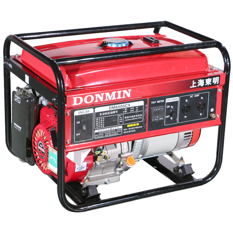 單相 5kW小型(xíng)汽油發電機組 DM6500CX手(shǒu)動 單相 5kW小型汽油(yóu)發電機組 DM6500CX手動