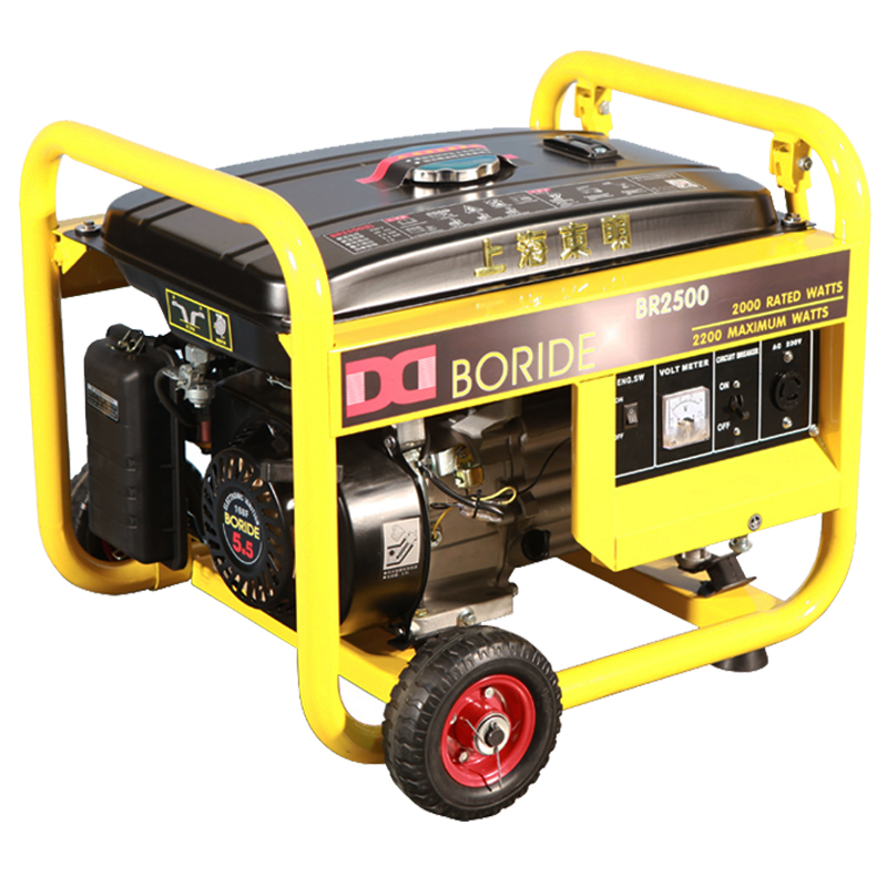 單相2kW小型汽油發電機組BR2500 單相(xiàng)2kW小型汽油發電機組BR2500